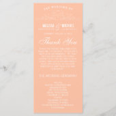 VINTAGE ELEGANZ | WEDDING-PROGRAMM PROGRAMM (Vorderseite)