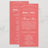 VINTAGE ELEGANZ | WEDDING-PROGRAMM PROGRAMM (Vorne/Hinten)