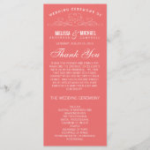 VINTAGE ELEGANZ | WEDDING-PROGRAMM PROGRAMM (Vorderseite)