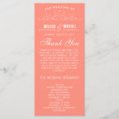 VINTAGE ELEGANZ | WEDDING-PROGRAMM PROGRAMM (Vorderseite)