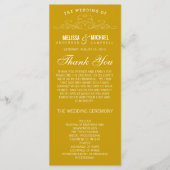VINTAGE ELEGANZ | WEDDING-PROGRAMM PROGRAMM (Vorderseite)