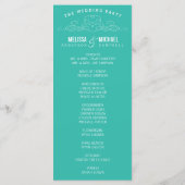 VINTAGE ELEGANZ | WEDDING-PROGRAMM PROGRAMM (Rückseite)