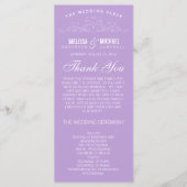 VINTAGE ELEGANZ | WEDDING-PROGRAMM PROGRAMM (Vorderseite)