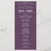 VINTAGE ELEGANZ | WEDDING-PROGRAMM PROGRAMM (Rückseite)