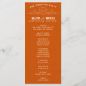 VINTAGE ELEGANZ | WEDDING-PROGRAMM PROGRAMM (Rückseite)