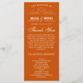 VINTAGE ELEGANZ | WEDDING-PROGRAMM PROGRAMM (Vorderseite)