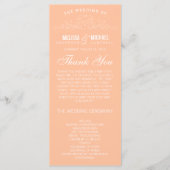 VINTAGE ELEGANZ | WEDDING-PROGRAMM PROGRAMM (Vorderseite)