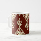 Vintage Elemente auf dunklem Hintergrund Kaffeetasse (Vorderseite Links)