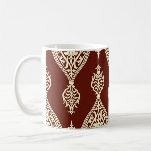Vintage Elemente auf dunklem Hintergrund Kaffeetasse