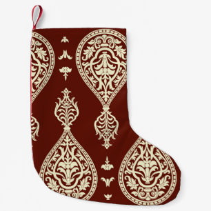 Vintage Elemente auf dunklem Hintergrund Kleiner Weihnachtsstrumpf