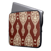 Vintage Elemente auf dunklem Hintergrund Laptopschutzhülle (Vorderseite Links)