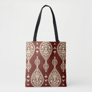 Vintage Elemente auf dunklem Hintergrund Tasche
