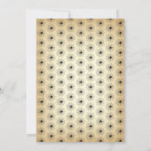 Vintage Elemente Erwachsene Halloween-Party Einladung (Rückseite)