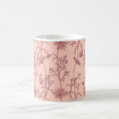Vintage Elemente, nahtloser Hintergrund. Kaffeetasse (Mittel)
