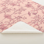Vintage Elemente, nahtloser Hintergrund. Sherpadecke (3/4)