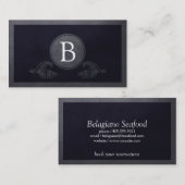 Vintage Elemente Visitenkarte (Vorne/Hinten)