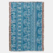 Vintage Elephant Frame Illustration Decke (Vorderseite Vertikal)