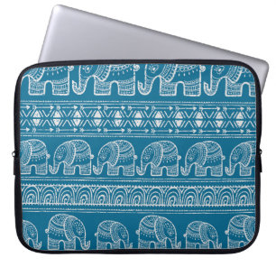 Vintage Elephant Frame Illustration Laptopschutzhülle