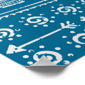 Vintage Elephant Frame Illustration Poster (Ecke)