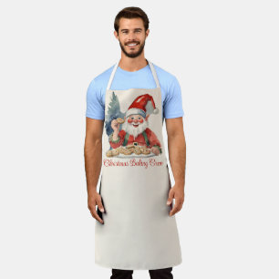 Vintage Elf Weihnachtsplätzchen-Back-Crew Schürze
