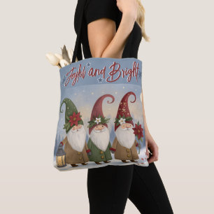 Vintage Elfen Joyful and BrightTote Tasche