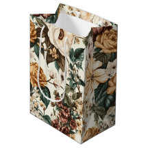 Vintage Elfenbein-Blume, Muster für mehrfarbige Ro