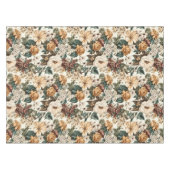 Vintage Elfenbein-Blume, Muster für mehrfarbige Ro Tischdecke (Vorderseite (Horizontal))