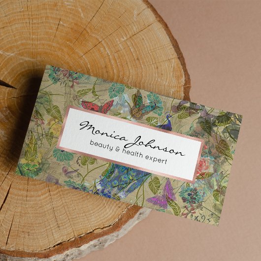 Vintage Elfenbeinhalterung Visitenkarte