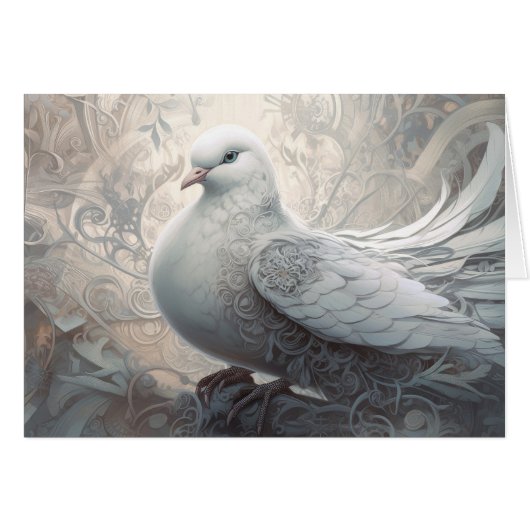 Vintage Elfenbeinweiße Hochzeitskanne (Vorderseite (Horizontal))