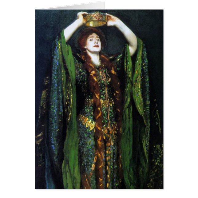 Vintage Ellen Terry als Dame Macbeth (Vorne)