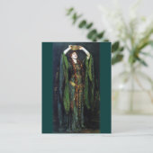 Vintage Ellen Terry als Lady Macbeth Postkarte (Stehend Vorderseite)