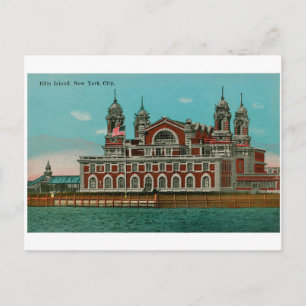 Vintage Ellis Island, New York City Postkarte