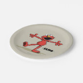 Vintage Elmo Pappteller (Schrägansicht)