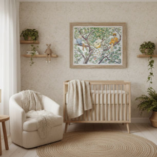 Vintage Elsa Beskow Zauberhafter Garten  Poster