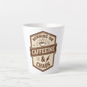 Vintage-Emblem für vielbeschäftigte Eltern Milchtasse