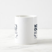 Vintage-Emblem: Weltbester Golf-Vater Kaffeetasse (Mittel)