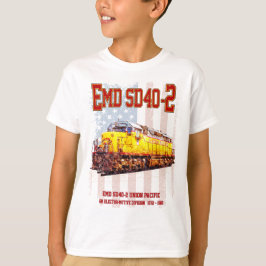 Vintage EMD SD40-2 Diesel-Lokomotive - amerikanisc T-Shirt