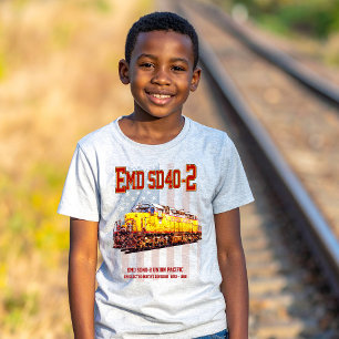 Vintage EMD SD40-2 Diesel-Lokomotive - amerikanisc T-Shirt