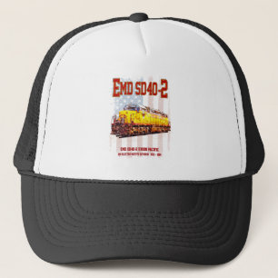 Vintage EMD SD40-2 Diesel-Lokomotive - amerikanisc Truckerkappe