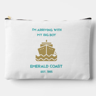 Vintage Emerald Coast Ich komme mit meinem großen Zubehörtasche