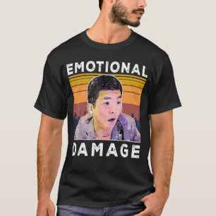 Vintage Emotional Damage Der asiatische Typ Meme H T-Shirt