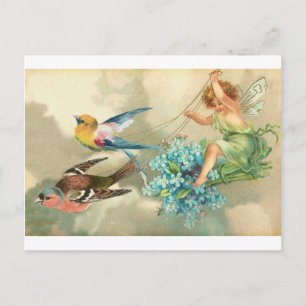 Vintage Emphemere Postkarte