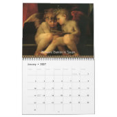 Vintage Engel der Renaissance, antike Kunst Kalender (Jan 2027)