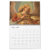 Vintage Engel der Renaissance, antike Kunst Kalender (Mär 2027)