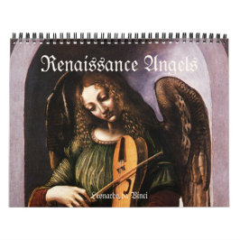 Vintage Engel der Renaissance, antike Kunst Kalender