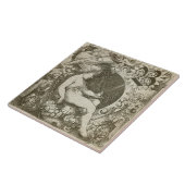 Vintage Engel Fliese (Seite)