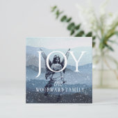 Vintage Engel Freude Weihnachten (Stehend Vorderseite)