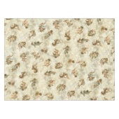 Vintage Engel Glittering Gold ID136 Tischdecke (Vorderseite (Horizontal))