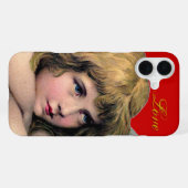Vintage Engel iPhone Hülle (Rückseite (Horizontal))