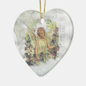 Vintage Engel Keramik Ornament (Links)